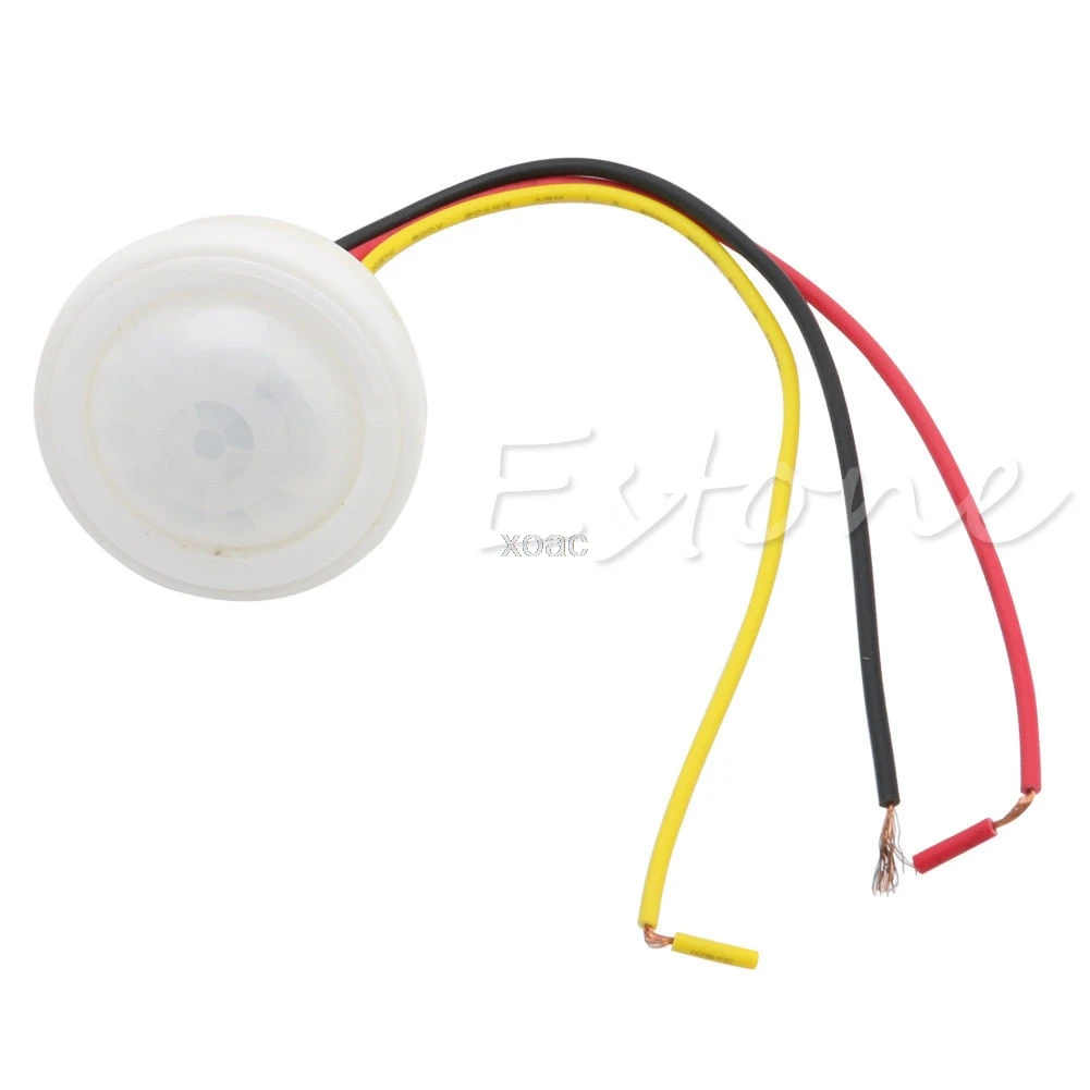 

AC 220V 360 Degree Infrared PIR Motion Sensor Switch For Light 100W Max White M03 dropship