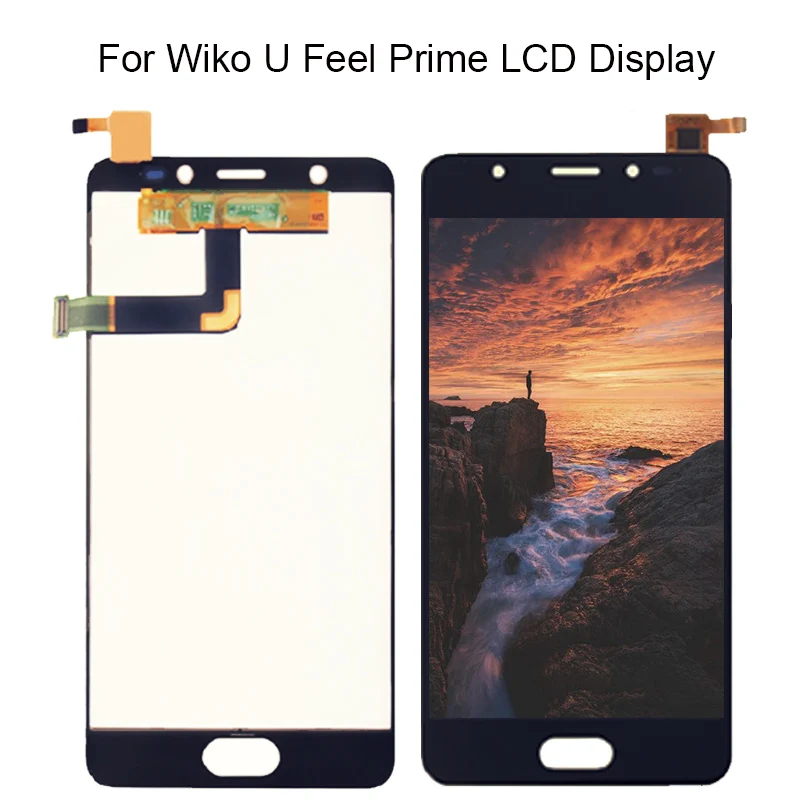 Для 5 0 &quotWiko U Feel Prime LCD дисплей + сенсорный экран дигитайзер для wiko u feel prime lcd с