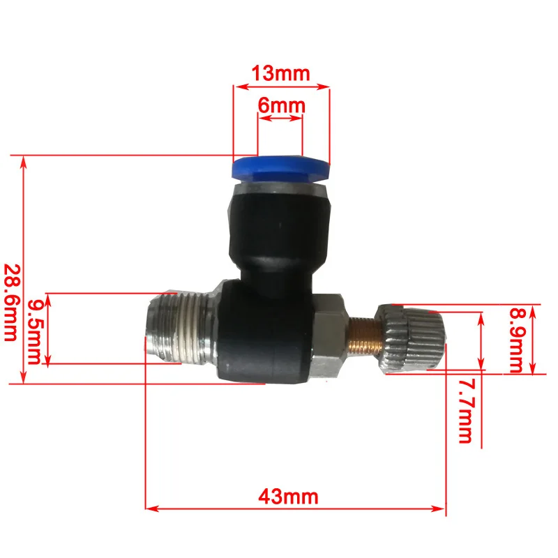air tube fitting 6 10