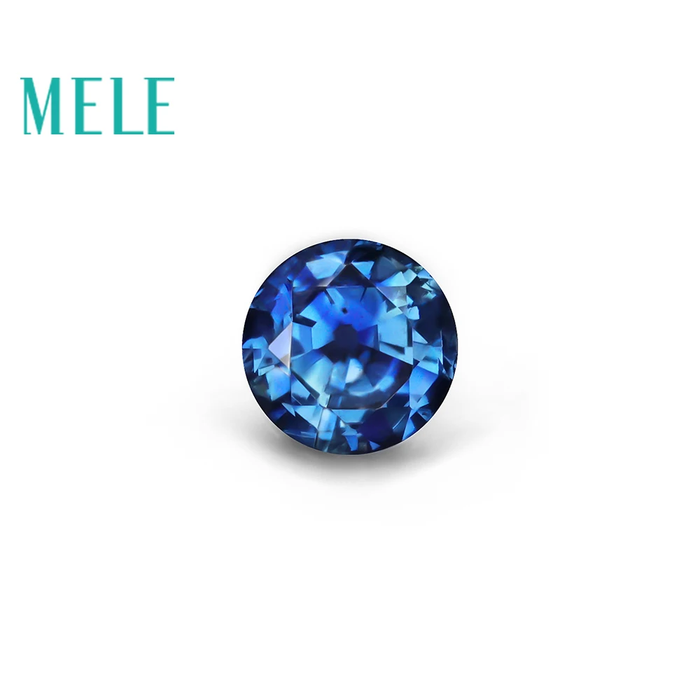 .42ct Loose Round Cut Genuine Blue Sapphire Gemstone 4mm 