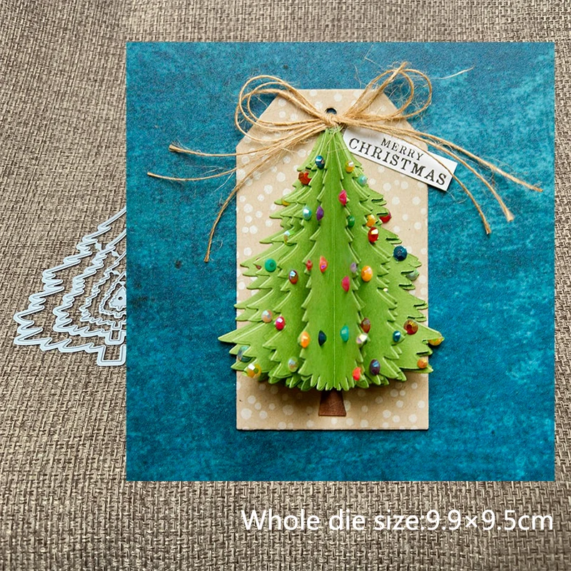 

New Design Craft Metal Cutting Die cut die 3D fold Christmas tree Scrapbooking Album Paper DIY Card Craft Embossing Die Cuts