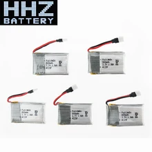 5 pcs Syma X5 RC Lipo Bateria 3.7 V 500 mah Para Syma H5C X5SC X5C X5A RC Drone Quadcopter Helicóptero Batteria Peças de Avião Top