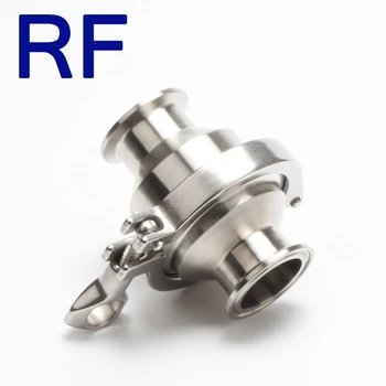 

RF 1/2" 3A SS304 Sanitary Stainless Steel Check Valve Tri Clamp Ferrule Type For Homebrew Dairy Beer