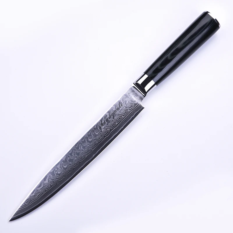 

8" Kitchen Knife Cleaver Professional vg10 Damascus Knife Slicing Fruit Meat Cutter Cooking Kitchen Accessories Stainless Steel