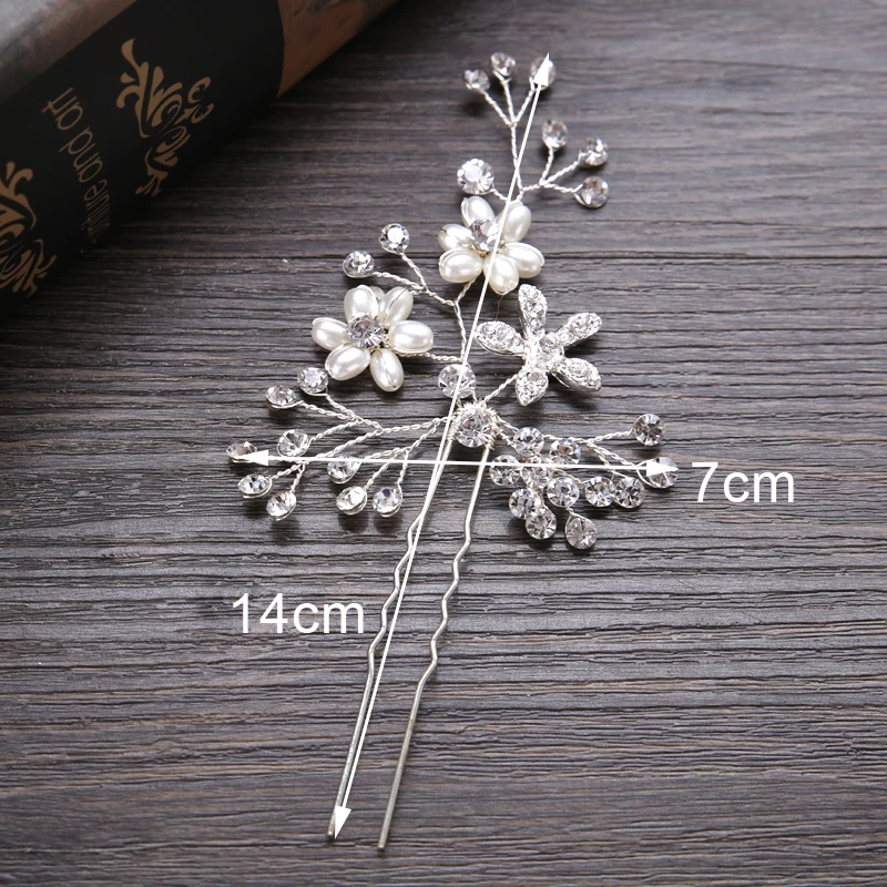 Silver Hair Pins  (2)