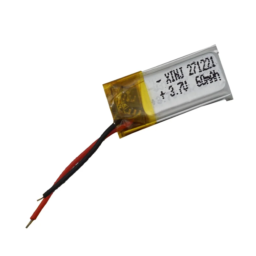 

XINJ 3.7V 60 mAh Li Lithium Polymer li-po Battery cell 271221 For MP3 headphones bluetooth 3D glasses Record pen speaker watch