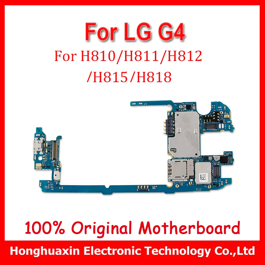 

Good working 32GB Motherboard for LG G4 H810 H811 H812 H815 H818 unlocked original mainboard Logic circuit board main plate