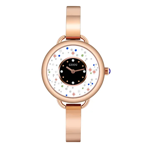 Bracelete de Cristal Relógio para Mulheres do Relógio de Quartzo Mujer à Prova Estrelado Dial Senhoras Relógio Elegante Mulheres Vestido Relógios Feminino Reloj d’ Água Céu