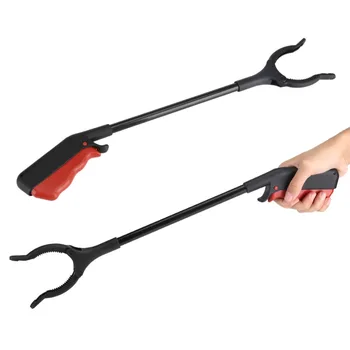 

45cm Garbage Picking Tool Long Arm Stick Rubbish Grabber Clip Extending Trash Pick Up Tool Cat Waste Dog Poop Clip Clean Tool