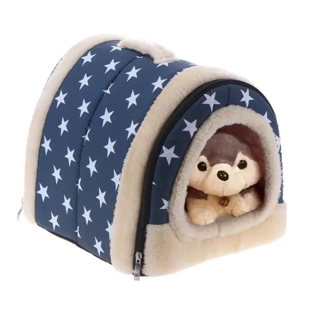 Dog House Nest With Mat Foldable Removable Dog Bed Cat Bed House For Small Medium Dogs Travel Pet Bed Bag