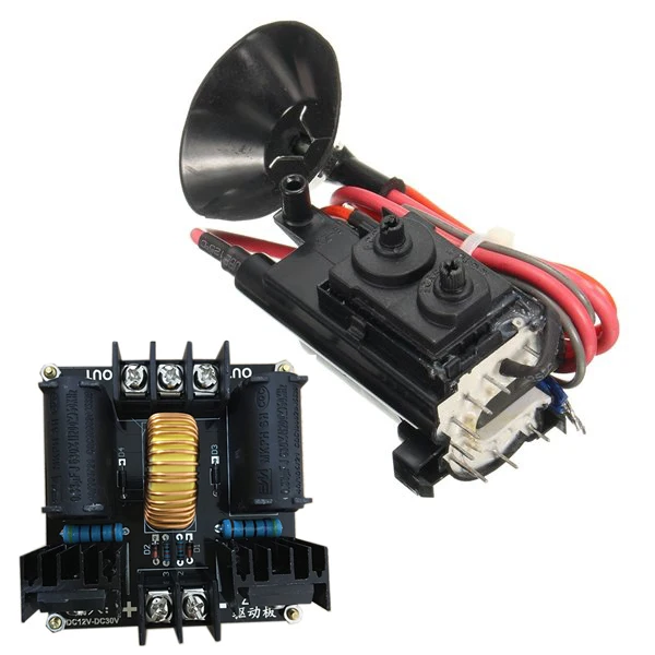 

12V 24V ZVS Tesla Coil Flyback Driver Generator Marx Generator Jacob' Ladder With Ignition Coil Free Shipping