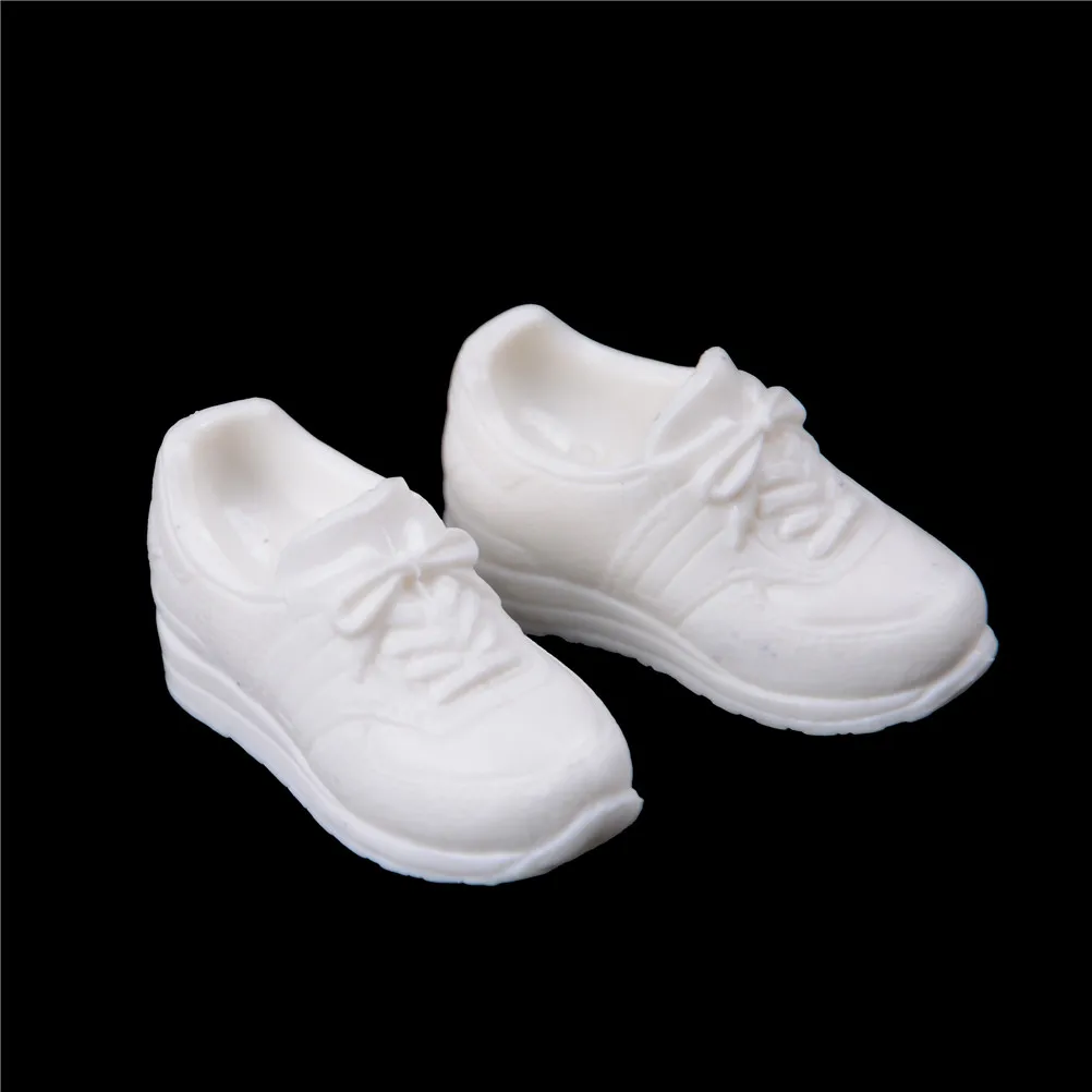 

1pair Sport White Shoes White Doll Shoes For Blyth Doll Suitable For Licca 1/6 Doll Accessories
