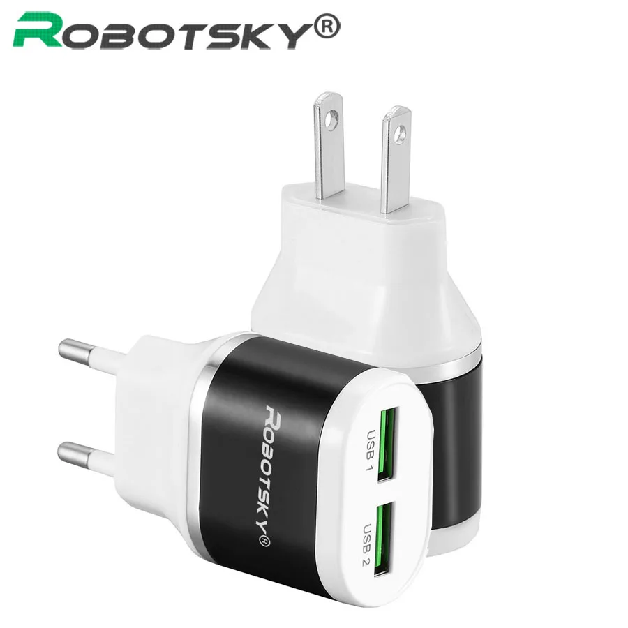 

Phone Charger Quick Fast Universal USB Charge Portable EU US Plug Travel Wall Charger Adapter For Smart Phone Iphone iPad Tablet