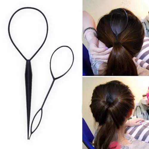 4pcs/set 3 Kinds Magic Hair Styling Accessories Set Braiders Hair Pin Bun Roller Maker Hair Braiding Twist Curler Styling Tool