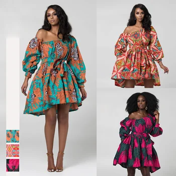 

Women Bohemian Style Sexy Ankara Dresses Indian Clothes Femme Sari Bazin Dashiki Africa Clothing Party Wedding Costume Plus Size