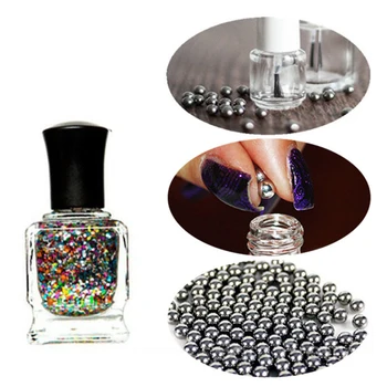 

20Pcs 100pcs Nail Polish Mixing Balls 5mm Stainless Steel Beads Agitator for Glitter Polish Nail Art Tool