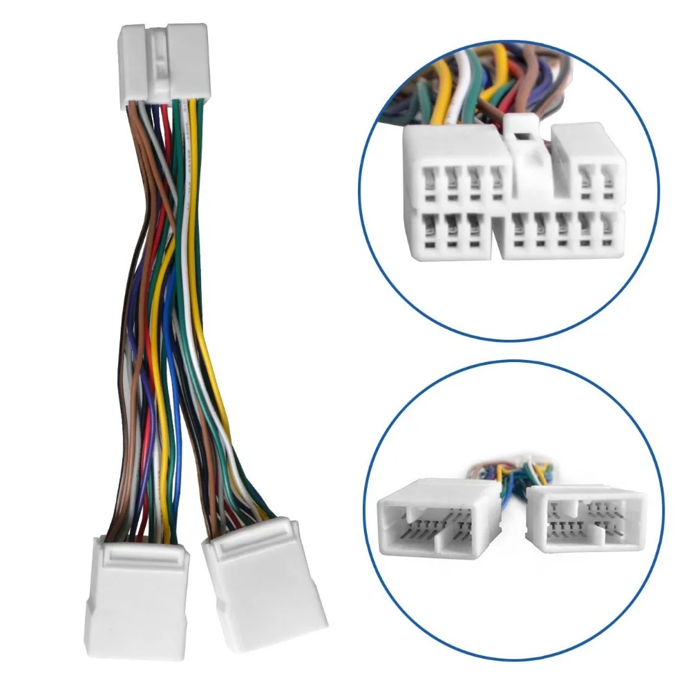 Y Splitter Cable Harness Wire for CD Changer Nav USB Adapter Mp3