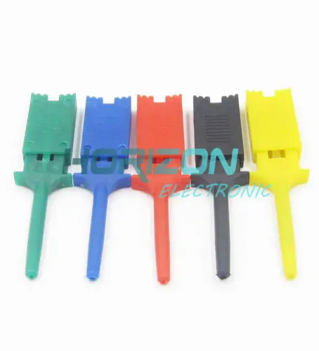 

10PCS Multimeter Lead Wire Kit Hook Clip Grabbers Test Probe SMD IC Cable DIY