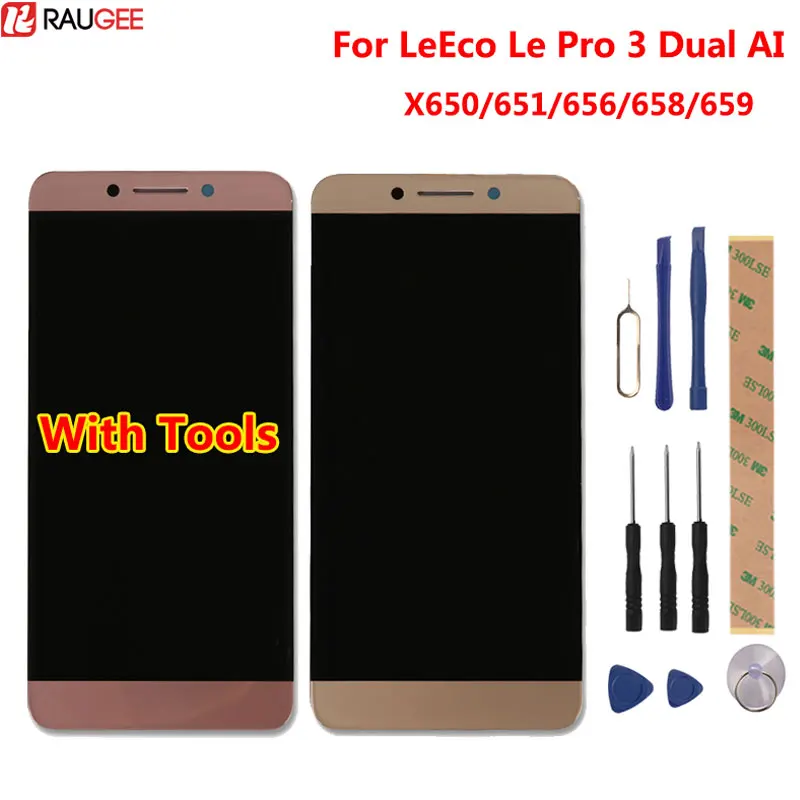 Для LeEco Le Pro 3 Dual AI X650 X653 Edition ЖК дисплей + сенсорный экран дигитайзер стеклянная