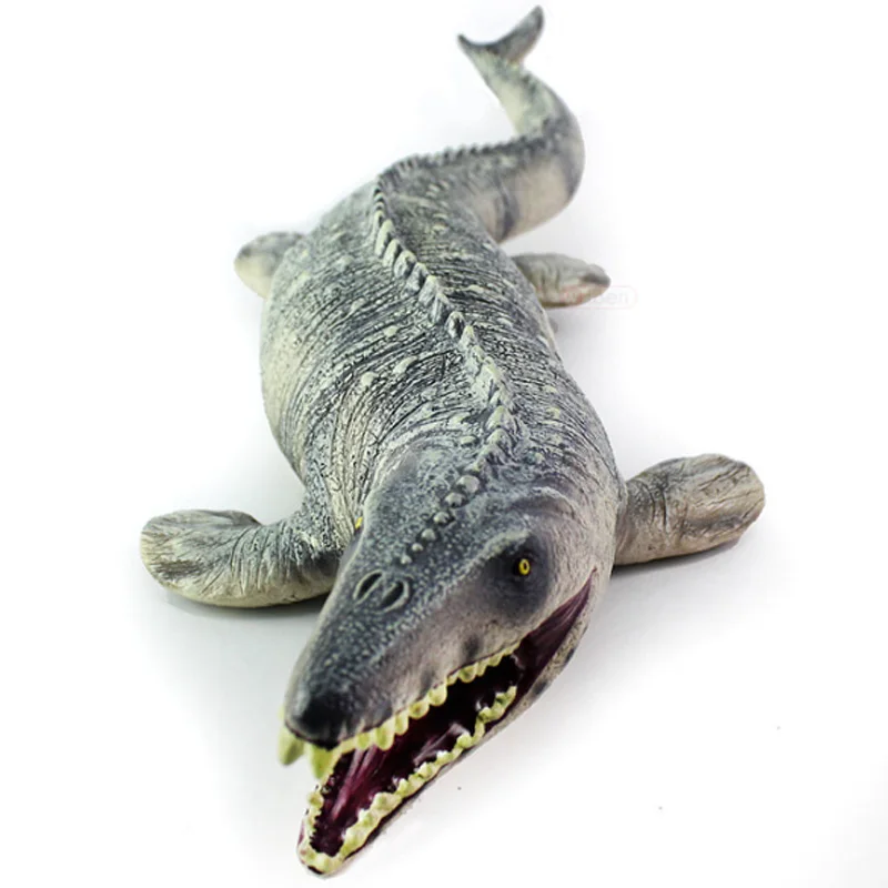 FBIL-45 см динозавр игрушки Mosasaur Детская игрушка Моделирование пластик мягкий динозавр модель животного