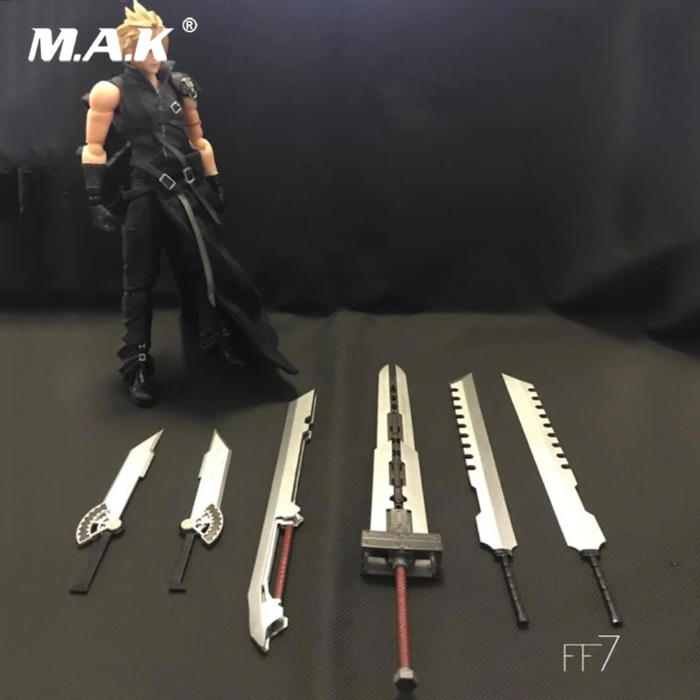

1/6 Scale Figure Scene Accessories Final Fantasy Finril Six Six-in-one Combination Knife Model for 12'' Action figure Body