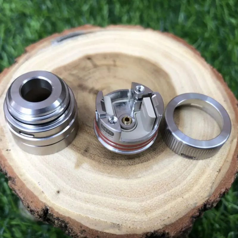 Горячая продажа Space5 RDA Топ 22 мм 316SS 18 Диаметр перестраиваемые капли распылитель