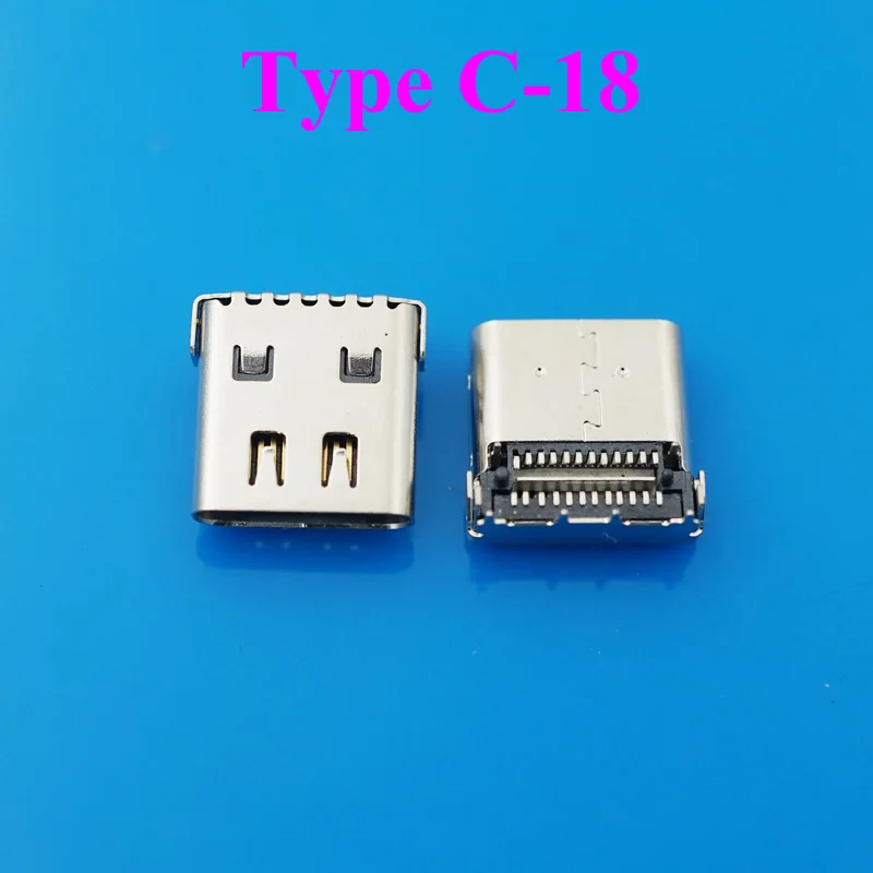 5 шт./лот, 18 моделей, разъем USB 3,1 type C, гнездовой разъем, Версия USB 3,1, гнездо для HUAWEI MEIZU LeTV, Xiaomi, usb зарядка