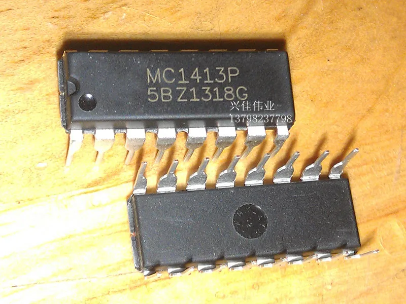 10 шт. Новая схема привода инвертора MC1413 MC1413P DIP 16|Интегральные схемы| |