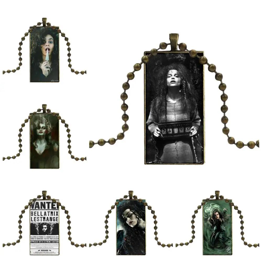 Bellatrix lestranna стиль стеклянный кулон Подвеска с изображением галактики ожерелье