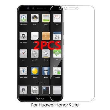 

2pcs GerTong Protective Tempered Glass for Huawei Honor 9 Lite 9lite Light Screen Protector Glass On LLD-L31 LLD-TL10 5.65''