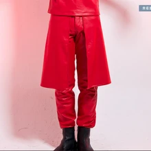Мужская одежда большего размера мужские костюмы Би для gba ng костюмы мужские кожаные обтягивающие мужские брюки/29-34