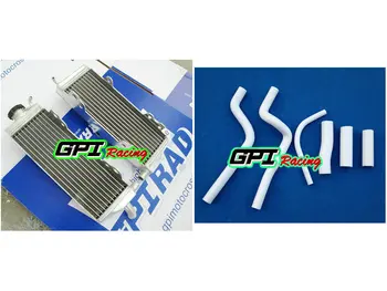 

Aluminum radiator + WHITE HOSE FOR Honda CR500 CR500R 90-01 91 92 93 94 95 96 97 98 99 00 1990-2001