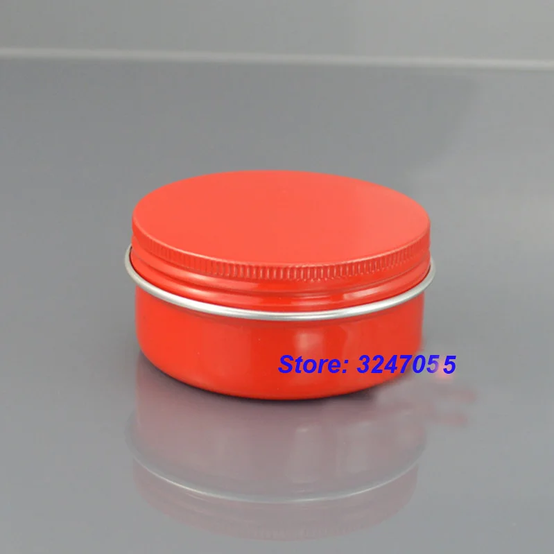 50 мл/г круглый Алюминий розовый крем для рук jar 50cc красный металл косметический крем контейнер, пустой белый Олово Чехол для ручной работы