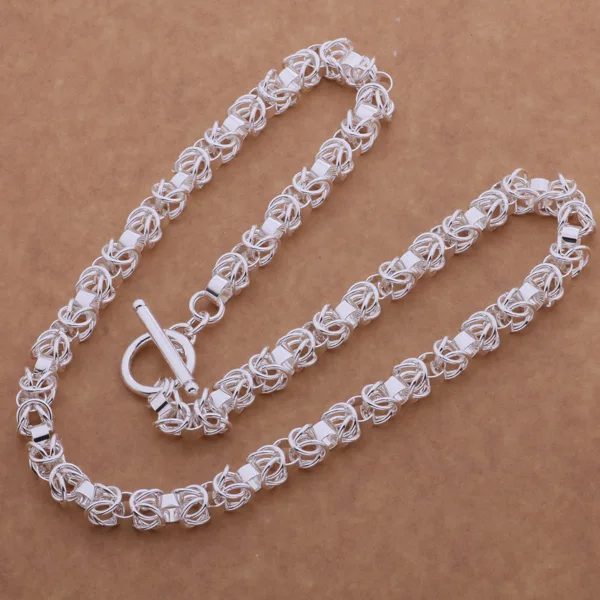 

AN616 Hot 925 sterling silver Necklace 925 silver fashion jewelry pendant /azcajqja begajvna