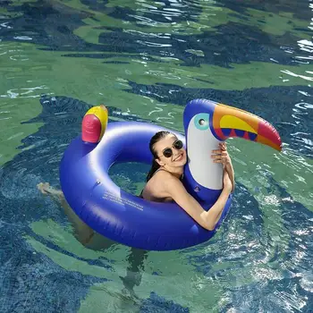 

PVC Swimming Pool Cartoon Animal Parent-Child-Adult Swimming Circle Summer Outdoor Toy Water Entertainment Products