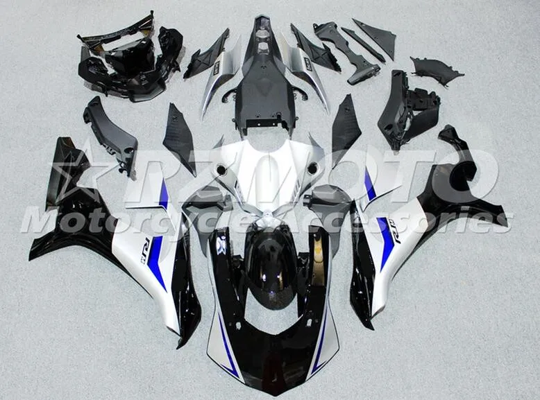 

New Injection Fairing kit 100% fit for YAMAHA YZFR1 2015 2016 2017 2018 YZF R1 15 16 17 18 YZF1000 ABS Fairings silver black
