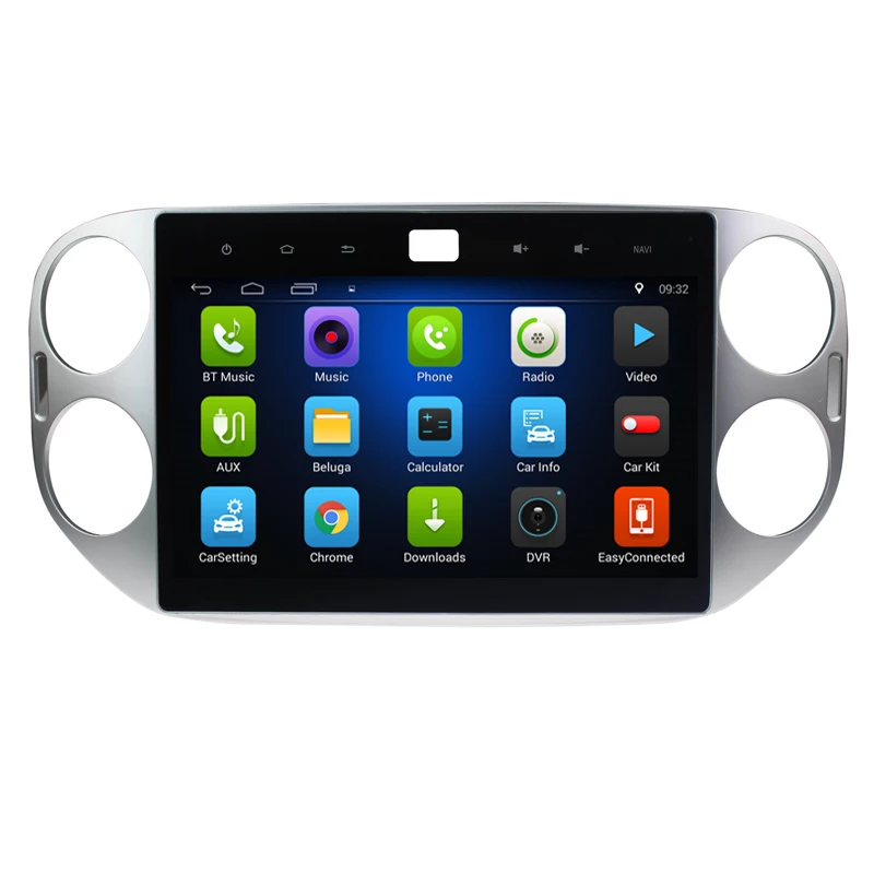 Best 10.1 Inch Auto PC For Volkswagen VW Tiguan 2011 2012 2013 2014 Car DVD Player Quad Core Android 5.1.1 Car DVD Player Free map 1