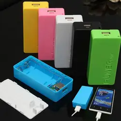 5600mAh 2X18650 power Bank USB зарядное устройство чехол портативный DIY коробка для iPhone Samsung Sonny HTC # E1