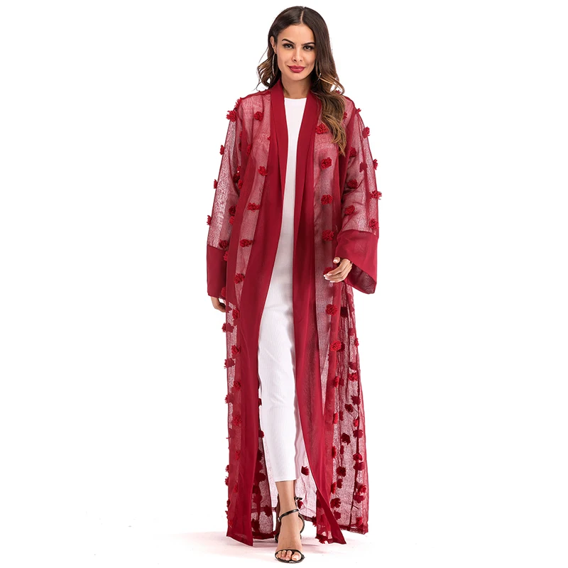 Кафтан Абаи кимоно кардиган Дубай с мусульманский хиджаб платье Абаи s Для женщин Восточный халат из марокена турецкая исламская Костюмы
