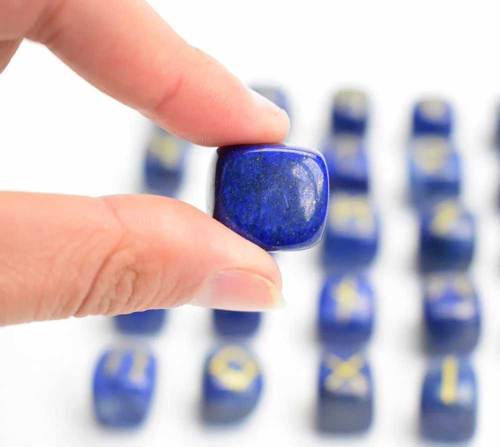 Lapis Lazuli Rune Stones (3)