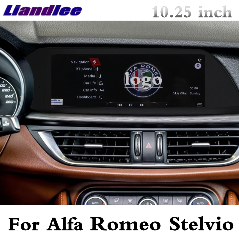 Для Alfa Romeo Stelvio автомобильные мультимедийные аксессуары CarPlay 10,25 дюймов gps радио оригинальная система навигации NAVI