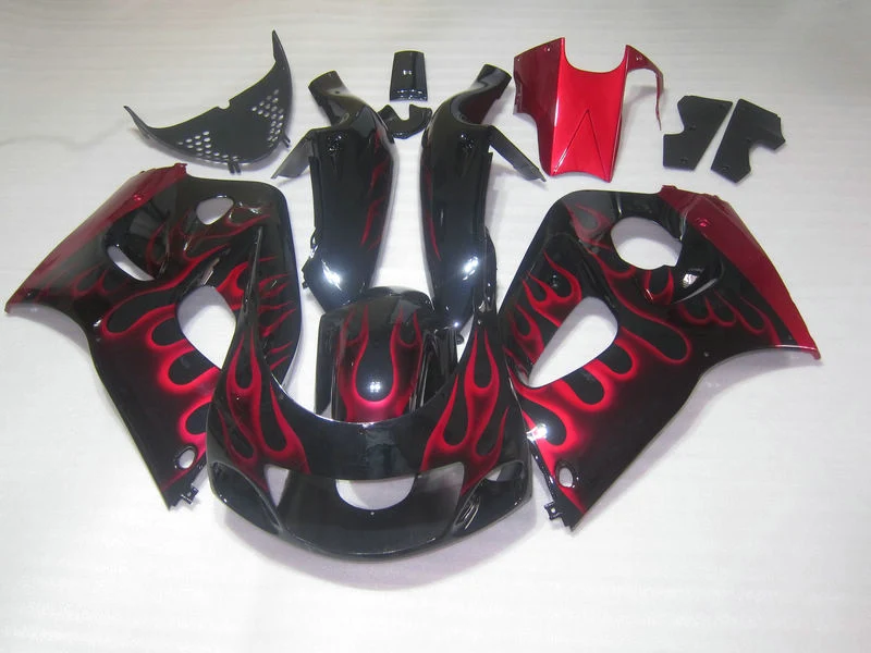 Бесплатная 7 подарков обтекатель комплект для SUZUKI SRAD GSXR600 750 1996-2000 96 97 98 99 00 Красный
