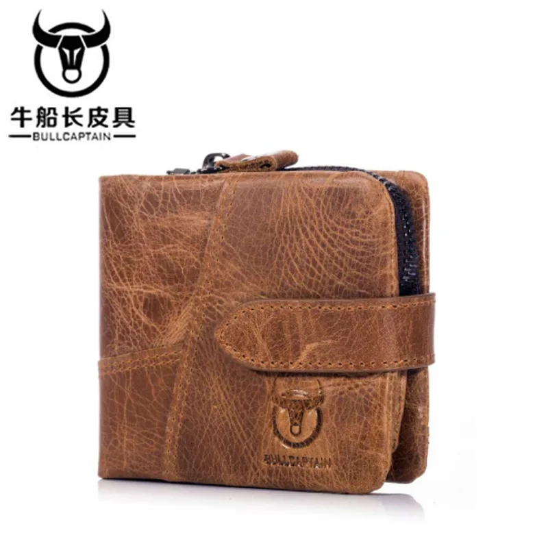 

2018 New Design Men Wallets Small Money Purses Wallets Dollar Price Top Men Thin Wallet With Coin Bag Zipper Wallet 2 color