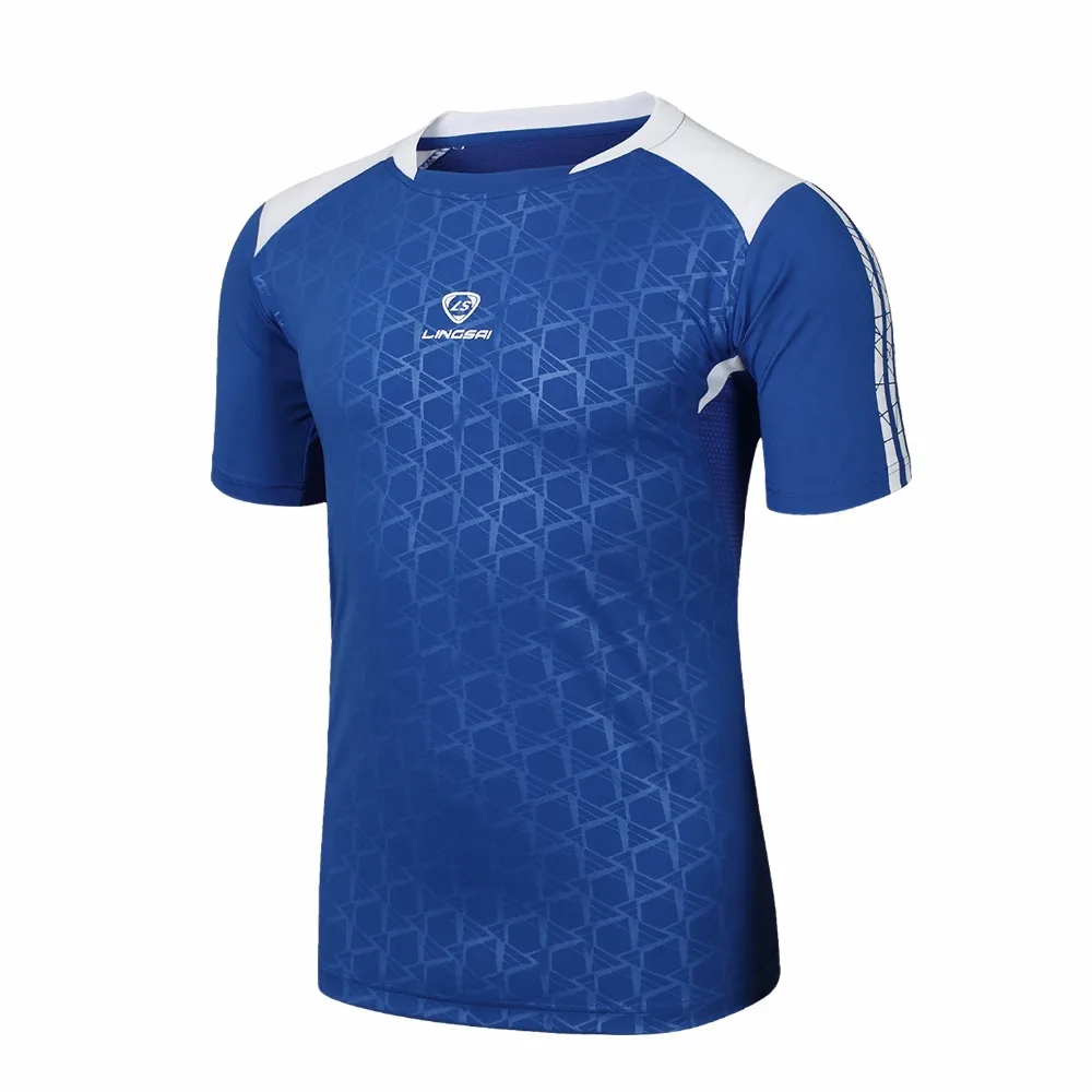 

Brand Men's T-shirt Quick Dry Breathable Fitness T-shirts Men Soccer Jersey Sports Running Shirt Slim Fit Men's T-Shirts Jogging