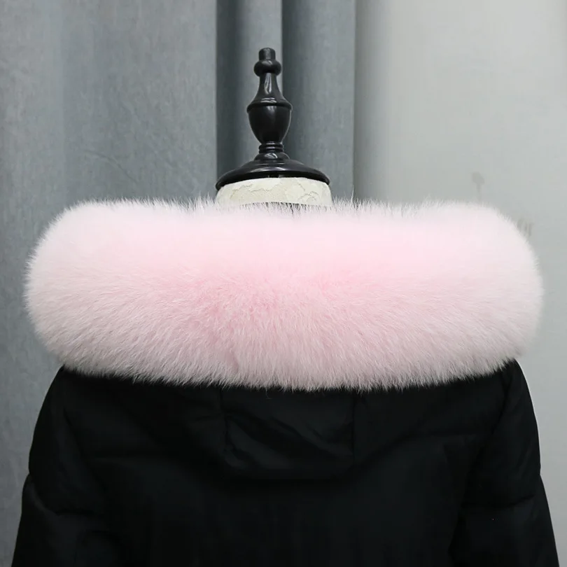 winter new fashion men and women models real fox raccoon fur collar cap collar