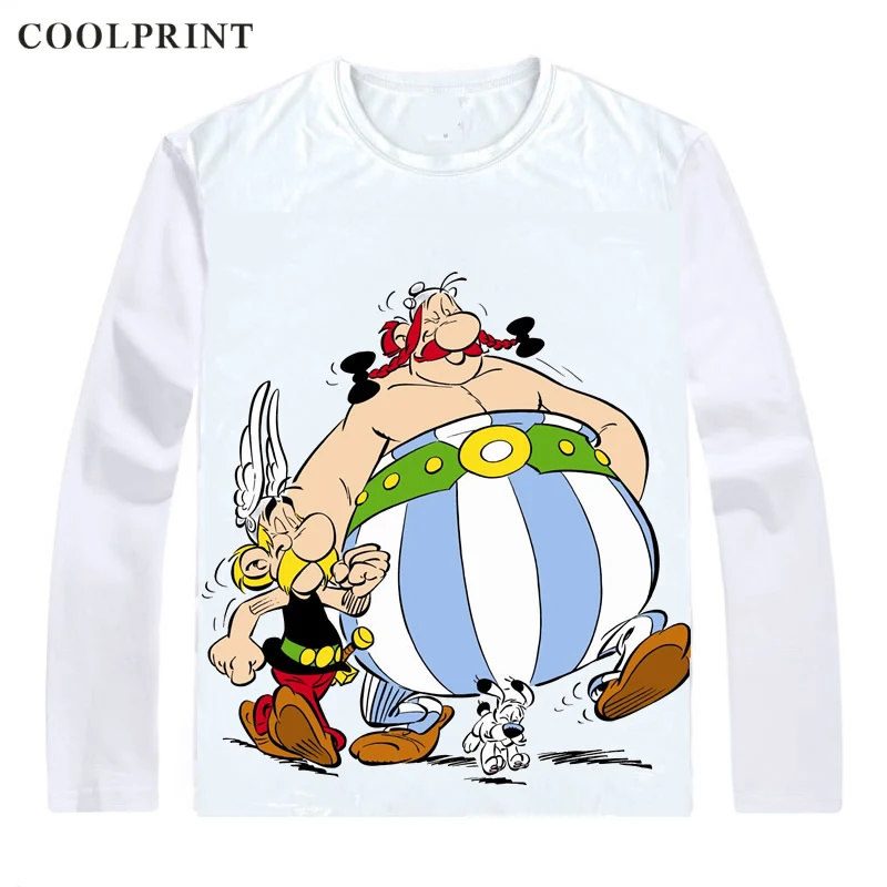 Футболка Asterix и Obelix потрясающая уличная одежда с рисунком астерикса повседневная