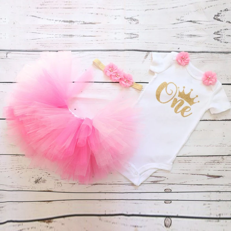 Flower Girls First Birthday Dress, Tutu para