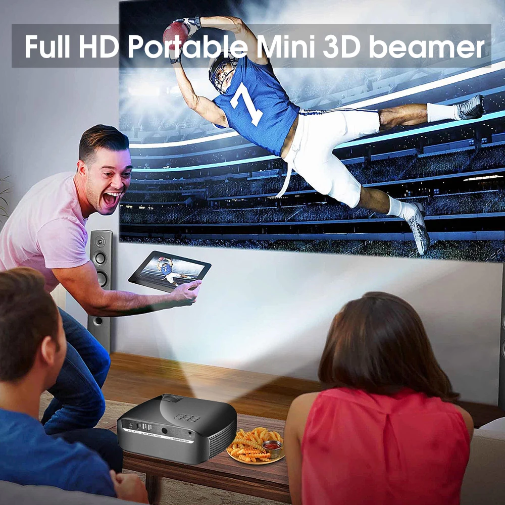 jinhoo projector Universal F10 MINI Projector 1920*720P Resolution LED Projector For Home Cinema Support Full HD Portable 3D Beamer EU/US Plug samsung 4k projector