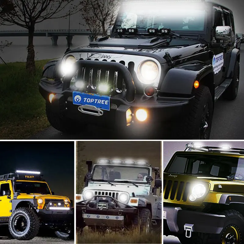 PAIDAO 18 Вт DRL Светодиодный точечный прожектор рабочий светильник 12 вольт