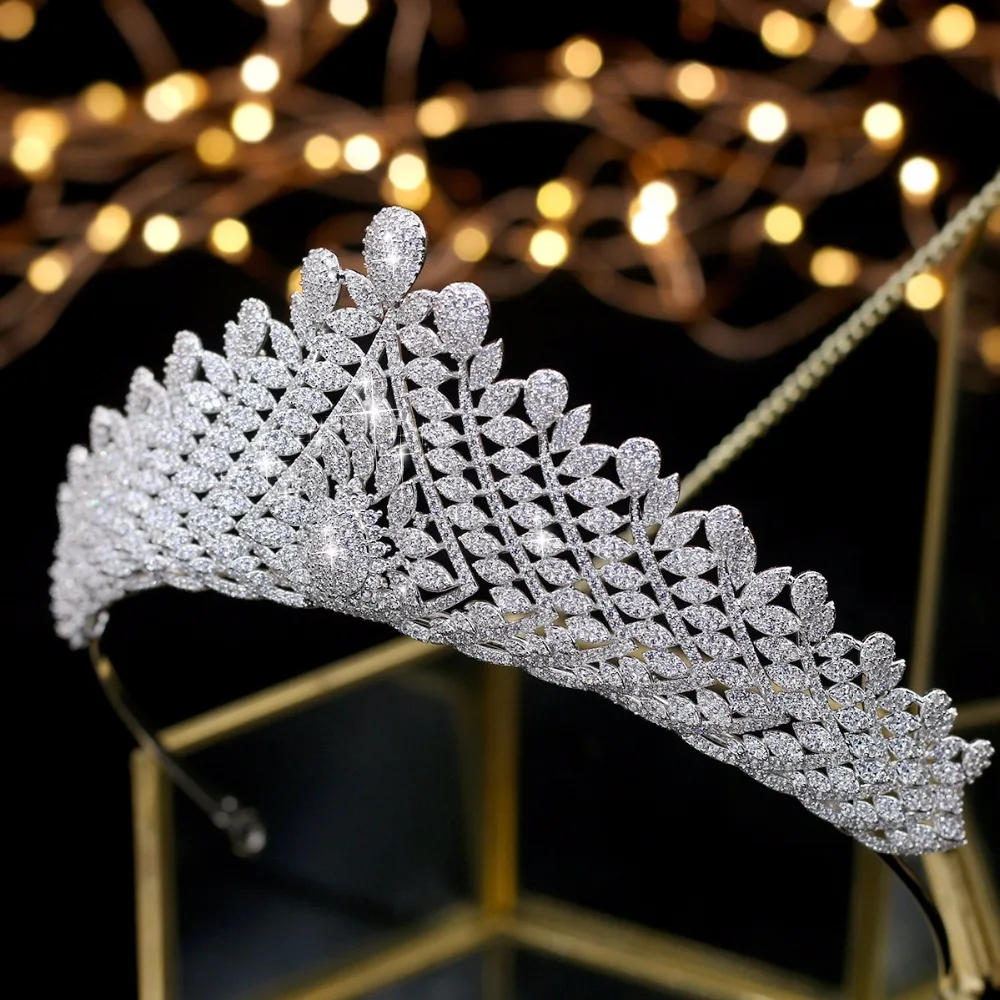 Asnora Zircon tiara de noiva Wedding Tiaras Bridal Crowns Bridal Hair Accessories tiara nupcial corona de la boda Asnora Zircon tiara de noiva Wedding Tiaras Bridal Crowns Bridal Hair Accessories tiara nupcial corona de la boda